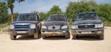 Off-road μάχη από το παρελθόν: Toyota Land Cruiser Vs Land Rover Discovery Vs Mercedes ML (video)