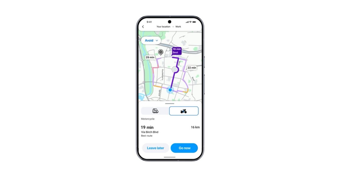 Waze: Νέες λειτουργίες AI και πλοήγηση ειδικά για μοτοσικλέτες