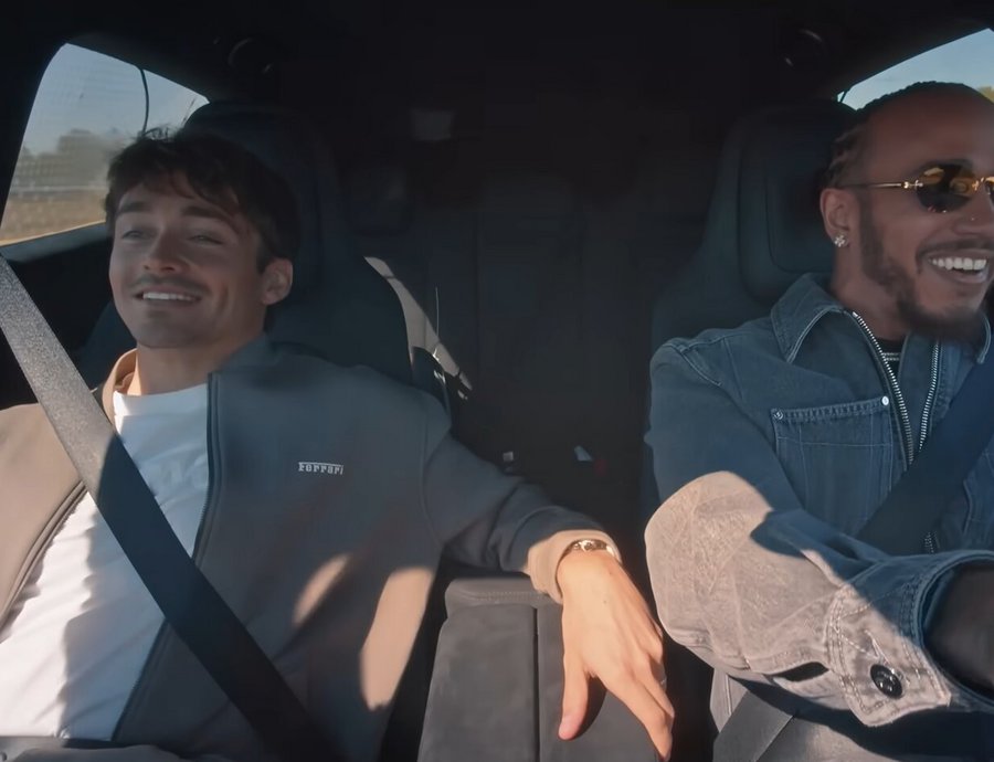 Ηamilton και Leclerc οδήγησαν στο όριο τη Ferrari Luce και ξετρελάθηκαν (video)