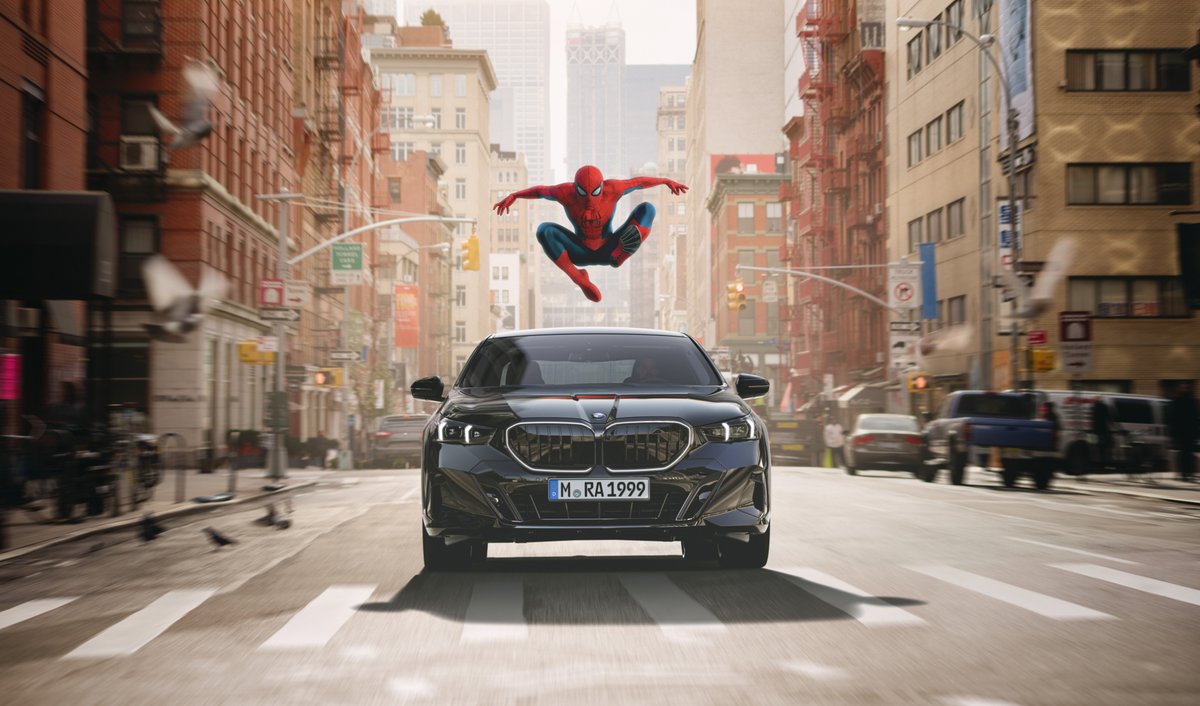 BMW: Οι iX3 και Σειρά 5 πρωταγωνιστούν στο νέο Spider-Man: Brand New Day (photos)