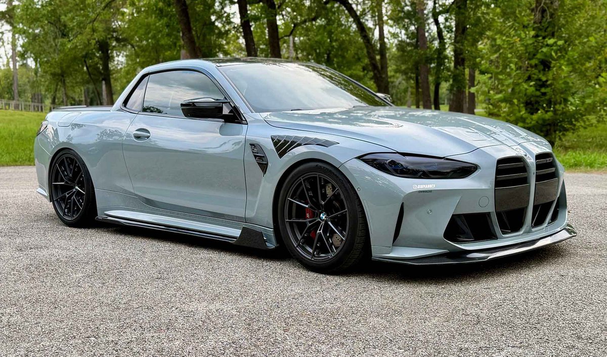 Μία BMW M4 Competition έγινε pick-up και πουλήθηκε σε εντυπωσιακή τιμή! (photos)