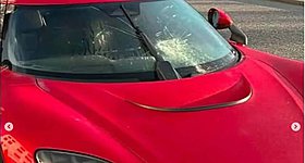 Βανδάλισαν hypercar αξίας 3 εκατ. ευρώ που είχε παρκάρει έξω από ξενοδοχείο (photos)