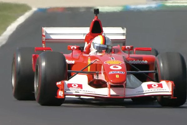 Ο Sebastian Vettel γύρισε τον χρόνο πίσω - Οδήγησε τη Ferrari F2002 του Michael Schumacher (video)