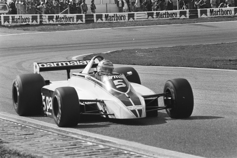 Ο Nelson Piquet στο GP Ολλανδίας του 1980.