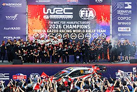 WRC: Η Toyota έγραψε ιστορία - Έφτασε τα 10 πρωταθλήματα και «έπιασε» τη Lancia