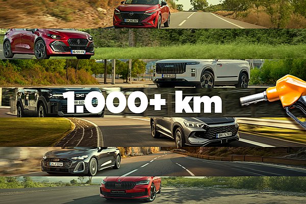 Τα αυτοκίνητα που κάνουν πάνω από 1.000 km με ένα «γέμισμα»