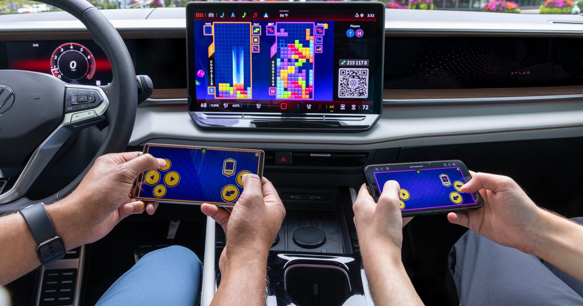 H Volkswagen... αλλάζει πίστα - Φέρνει video games στις οθόνες των μοντέλων της