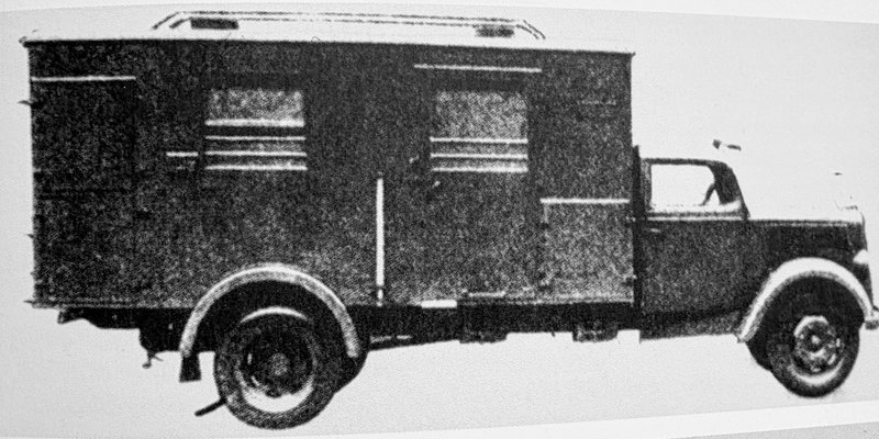 Ένα Opel Blitz S-type, το οποίο κατεξοχήν χρησιμοποιήθηκε από τις Μονάδες Προπαγάνδας.