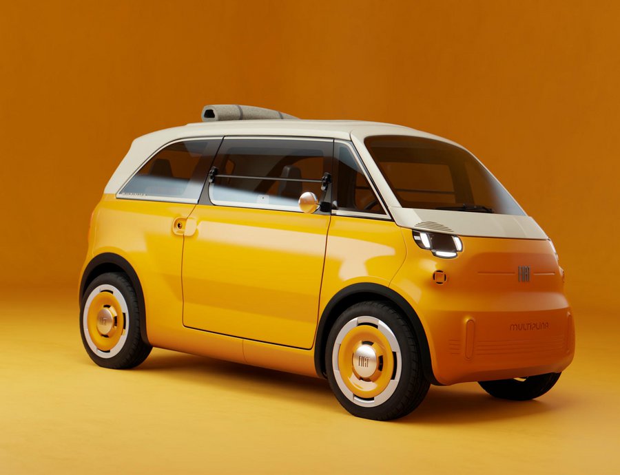 FIAT Multiplina: Μόλις 3 μέτρα μήκος, αλλά με 4 θέσεις (photos)